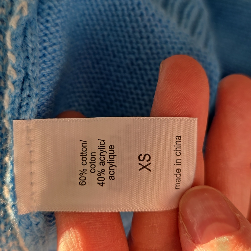 Maurices Blue V-Neck VACAY Sweater - Picture 6 of 6